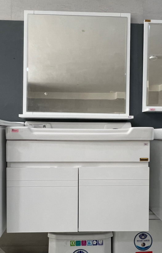 ست روشویی کابینتی سفید کد ۶۹۲