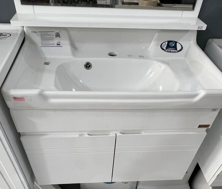 ست روشویی کابینتی سفید کد ۶۹۲