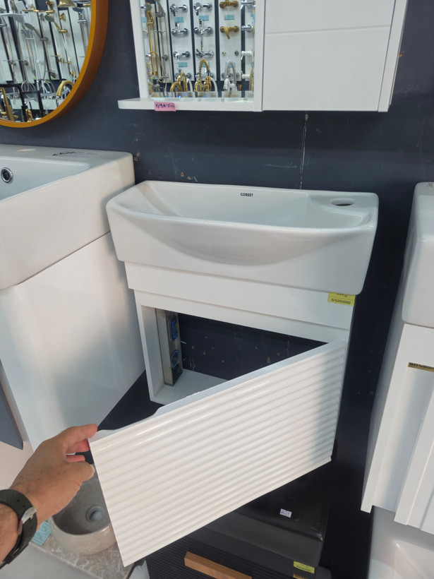 روشویی کابینتی دیواری عمق۲۰سانت مدل رمینی
